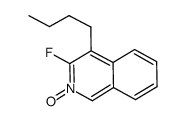 4-butyl-3-fluoroisoquinoline N-oxide Structure