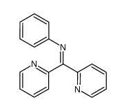 N-(di(pyridin-2-yl)methylene)aniline Structure