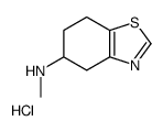 N-methyl-4,5,6,7-tetrahydro-1,3-benzothiazol-5-amine,hydrochloride Structure