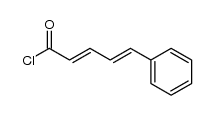 5-phenyl-2,4-pentadienoic acid chloride Structure