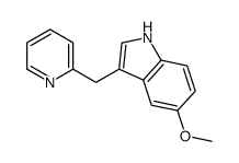 5-methoxy-3-(pyridin-2-ylmethyl)-1H-indole Structure