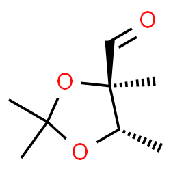 1,3-Dioxolane-4-carboxaldehyde, 2,2,4,5-tetramethyl-, trans- (9CI)结构式