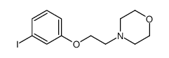 4-[2-(3-iodophenoxy)ethyl]morpholine Structure