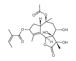 8-O-debutanoylnortrilobolide结构式