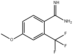 4-methoxy-2-(trifluoromethyl)benzamidine结构式