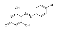 5-[(4-chlorophenyl)diazenyl]-1,3-diazinane-2,4,6-trione结构式