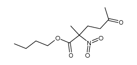 butyl 2-methyl-2-nitro-5-oxohexanoate Structure