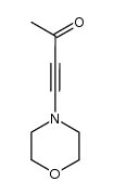 3-Butyn-2-one,4-(4-morpholinyl)-结构式