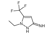 1-Ethyl-5-(trifluoromethyl)-1H-pyrazol-3-amine Structure