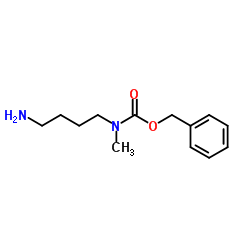 Benzyl (4-aminobutyl)methylcarbamate结构式