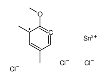 trichloro-(2-methoxy-3,5-dimethylphenyl)stannane Structure