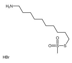 10-AMINODECYLMETHANETHIOSULFONATE, HYDROBROMIDE结构式