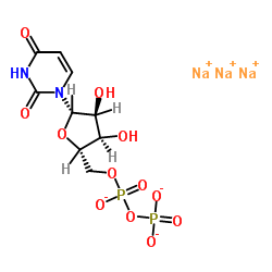 URIDINE 5'-DIPHOSPHATE TRISODIUM SALT Structure