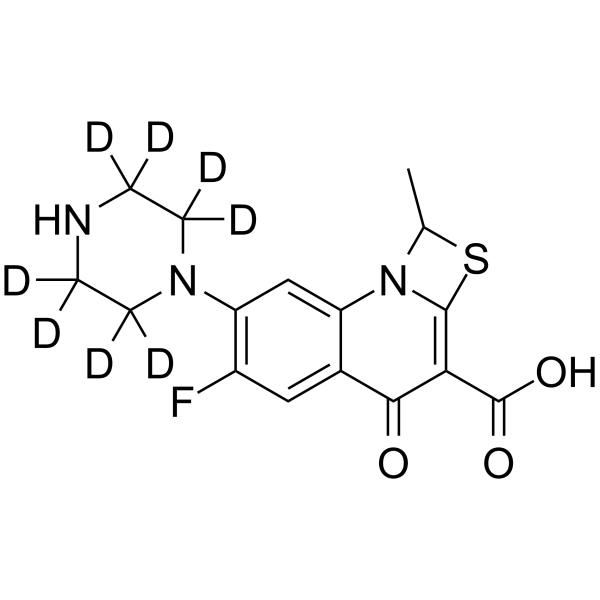 Ulifloxacin-d8 Structure