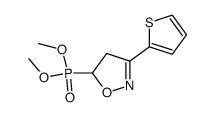 Dimethyl 3-(2-thienyl)-2-isoxazolin-5-ylphosphonate Structure