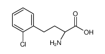 (2S)-2-amino-4-(2-chlorophenyl)butanoic acid Structure