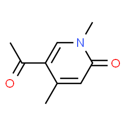 2(1H)-Pyridinone, 5-acetyl-1,4-dimethyl- (9CI) Structure