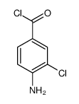 Benzoyl chloride, 4-amino-3-chloro- (9CI) Structure