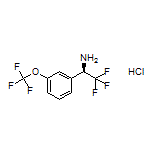 (R)-2,2,2-Trifluoro-1-[3-(trifluoromethoxy)phenyl]ethanamine Hydrochloride Structure
