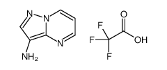 吡唑并[1,5-a]嘧啶-3-胺; 三氟乙酸结构式
