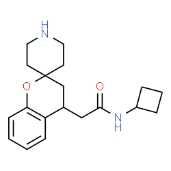 N-Cyclobutyl-2-(Spiro[Chroman-2,4'-Piperidine]-4-Yl)Acetamide Structure