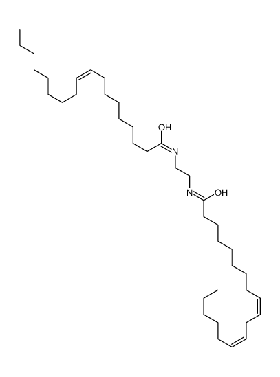 (Z)-N-[2-[[(9Z,12Z)-octadeca-9,12-dienoyl]amino]ethyl]octadec-9-enamide Structure