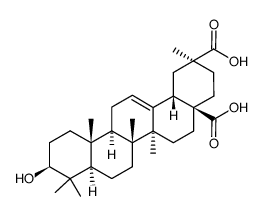 3β-Hydroxyolean-12-ene-28,30-dioic acid structure