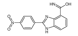 2-(4-nitrophenyl)-1H-benzimidazole-4-carboxamide Structure