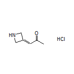 1-(Azetidin-3-ylidene)-2-propanone Hydrochloride Structure