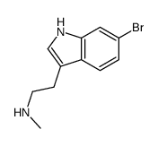 2-(6-bromo-1H-indol-3-yl)-N-methylethanamine Structure