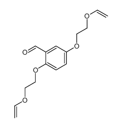 2,5-bis(2-ethenoxyethoxy)benzaldehyde结构式