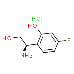 (R)-2-(1-氨基-2-羟乙基)-5-氟苯酚盐酸盐图片