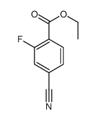 Benzoic acid, 4-cyano-2-fluoro-, ethyl ester (9CI)结构式