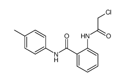 2-(2-chloro-acetylamino)-N-p-tolyl-benzamide Structure