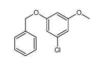 1-chloro-3-methoxy-5-phenylmethoxybenzene Structure