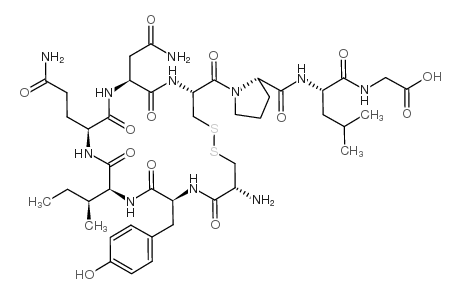 催产素(游离酸)结构式