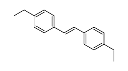 1-ethyl-4-[2-(4-ethylphenyl)ethenyl]benzene Structure