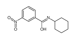 N-cyclohexyl-3-nitrobenzamide结构式