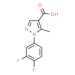 1-(3,4-Difluorophenyl)-5-methyl-1H-pyrazole-4-carboxylic acid图片