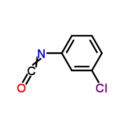 3-Chlorophenyl isocyanate Structure