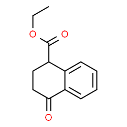 ethyl 4-oxo-1,2,3,4-tetrahydronaphthalene-1-carboxylate结构式