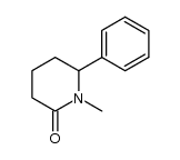 1-Methyl-2-oxo-6-phenyl-piperidin Structure