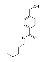 4-(Hydroxymethyl)-N-pentylbenzamide Structure