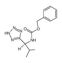 Cbz-L-valine tetrazole结构式