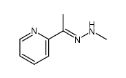 Ethanone, 1-(2-pyridinyl)-, methylhydrazone (9CI) structure