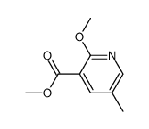 methyl 2-methoxy-5-methylnicotinate Structure