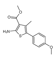 methyl 2-amino-5-(4-methoxyphenyl)-4-methylthiophene-3-carboxylate Structure