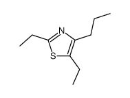 2,5-diethyl-4-propyl thiazole结构式