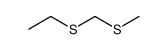 methylsulfanylmethylsulfanyl-ethane Structure