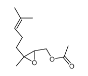 (2R*,3R*)-2,3-epoxy-3,7-dimethyl-6-octenyl acetate Structure